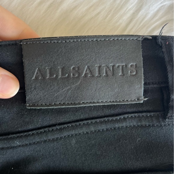 AllSaints Black Skinny Jeans - Picture 4 of 6
